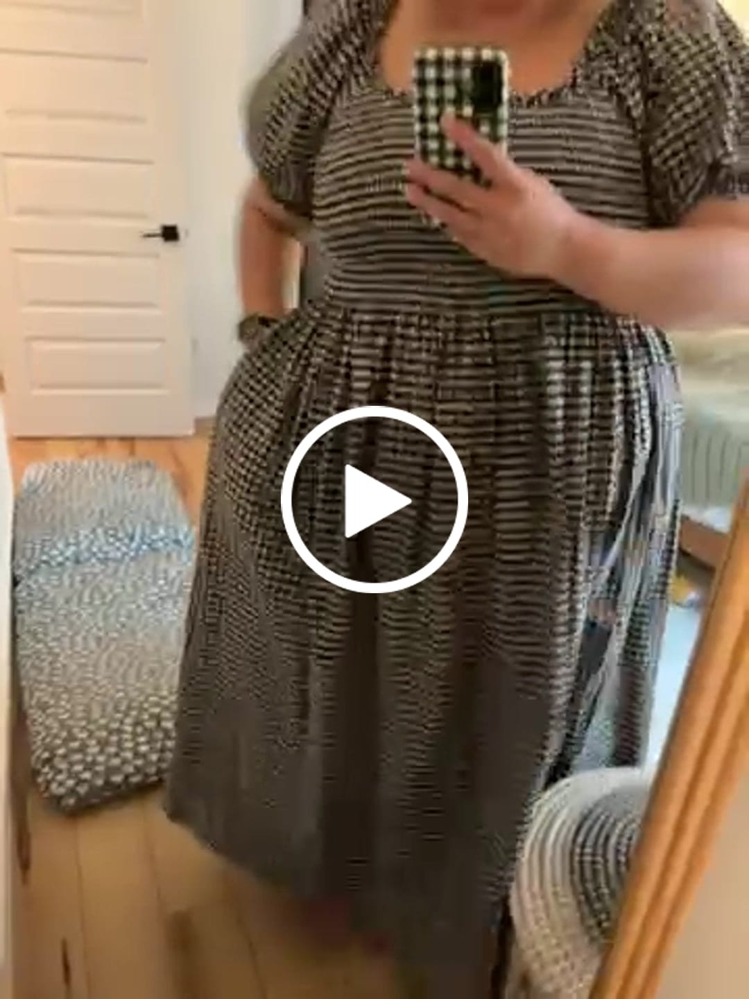 Customer video review of Goldie Smocked Short Sleeve Dress (Clearance)