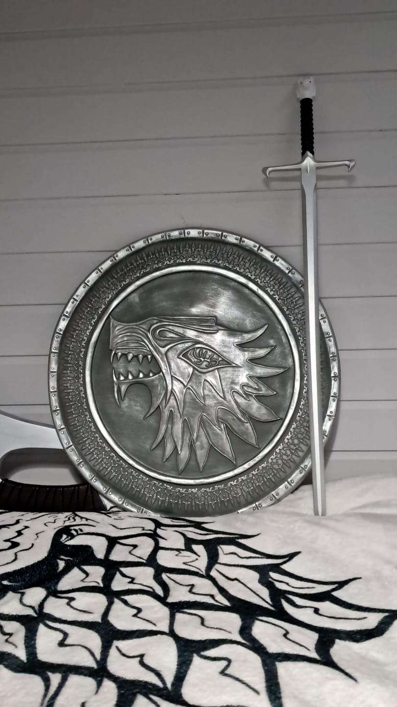Customer photo review of Games Of Thrones - Stark Direwolf Infantry Shield (Cosplay Safe Fibreglass)