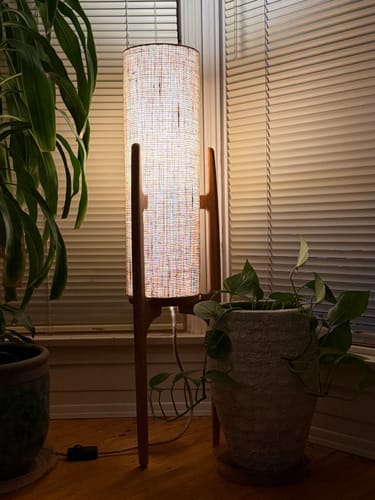 Customer photo review of Rocketlamp | Floor Lamp | Black Walnut