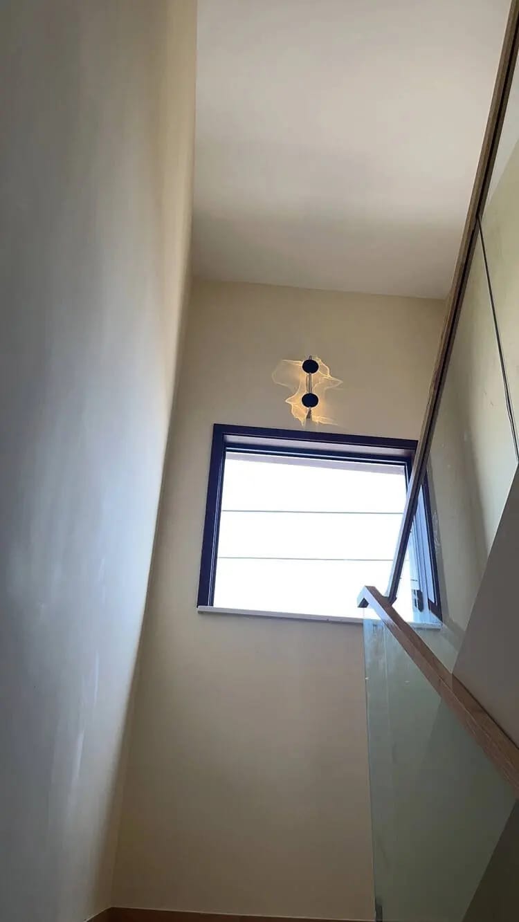 Customer photo review of Applique murale vagues lumineuses
