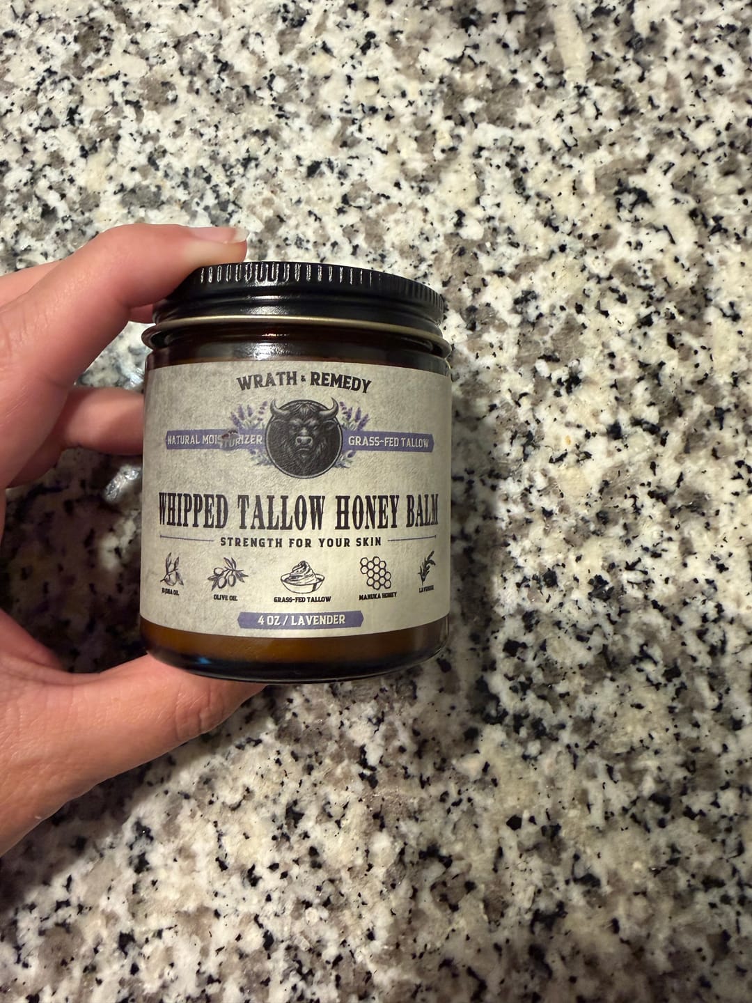 Customer photo review of Wrath & Remedy® Whipped Tallow & Honey Balm