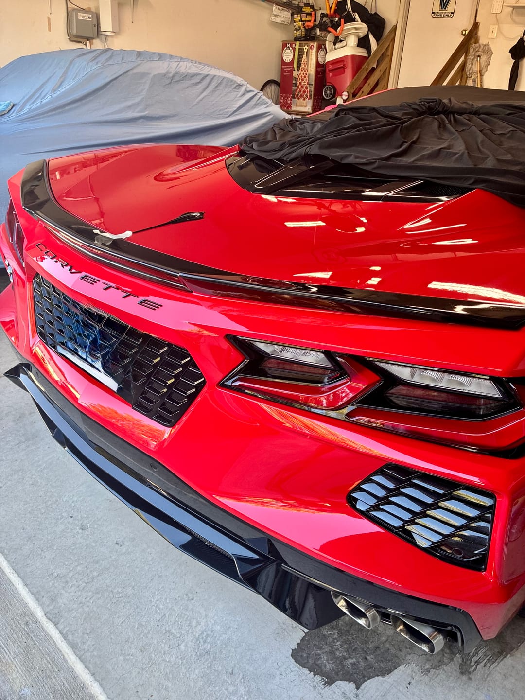Customer photo review of Low Profile Package Corvette C8 Stingray Rear Spoiler