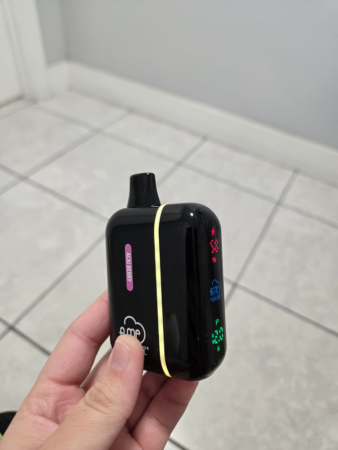 Customer photo review of Fume NB Super K Battery and Cartridge 20K Puffs
