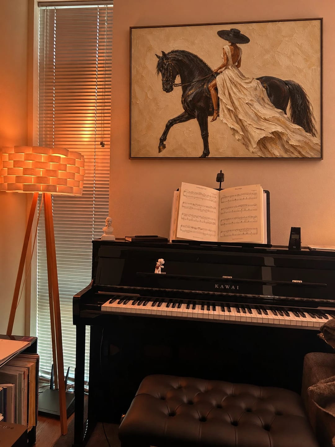 Customer photo review of Vintage Americana Art｜Ivory Midnight Rider