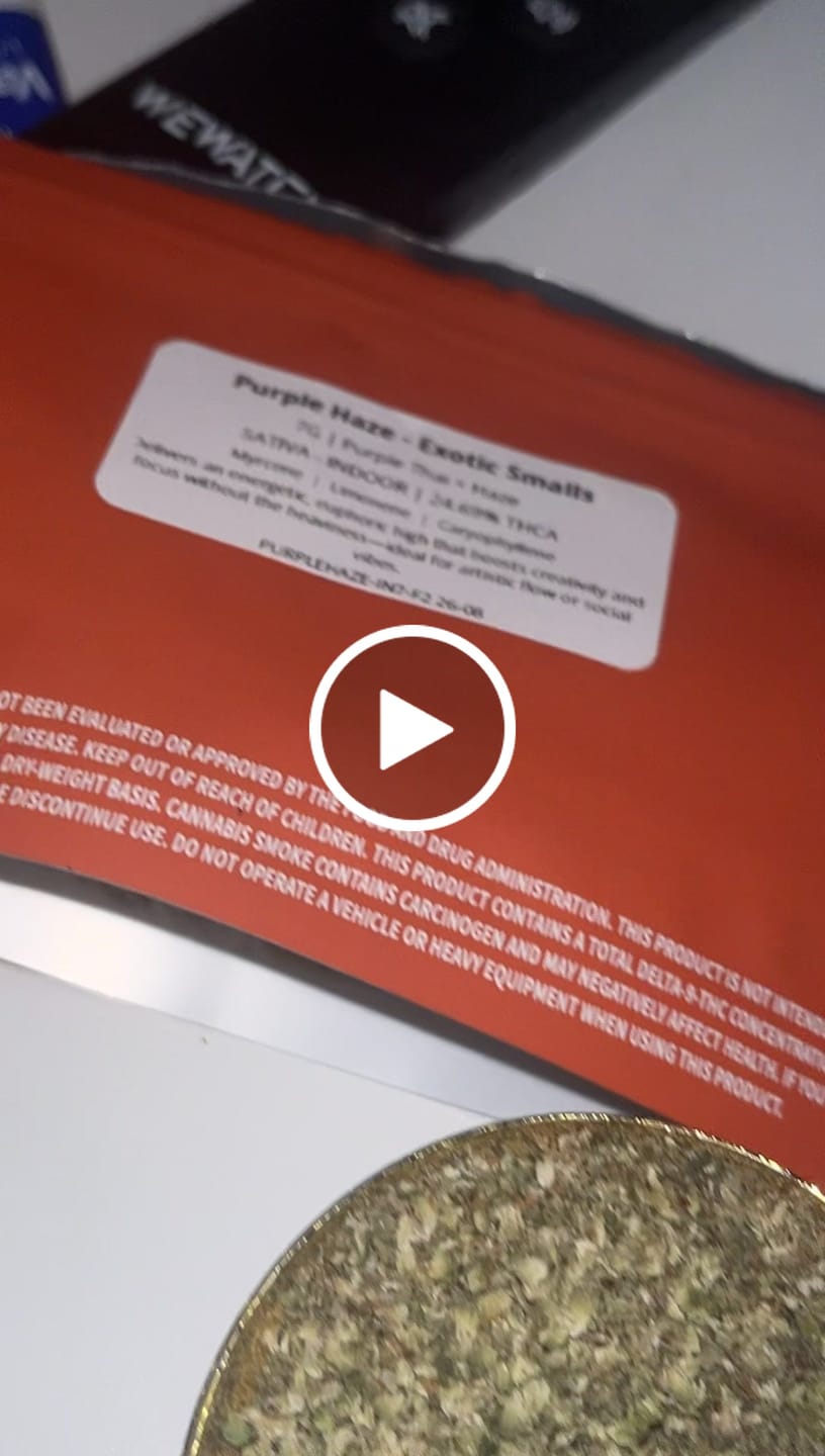 Customer video review of Purple Haze - Exotic Smalls
