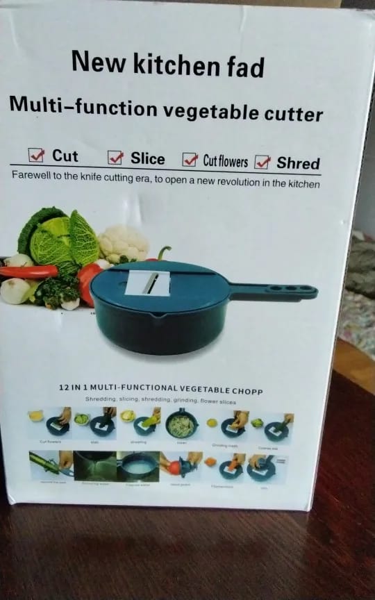 Customer photo review of 9-in-1 Vegetable Chopper, Slicer & Shredder