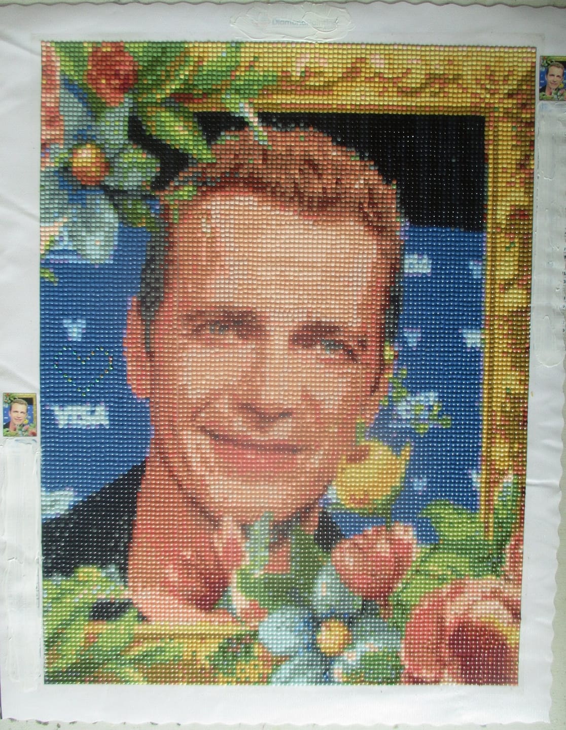 Customer photo review of Custom Diamond Painting Kits - Upload Any Image - Create Your Own