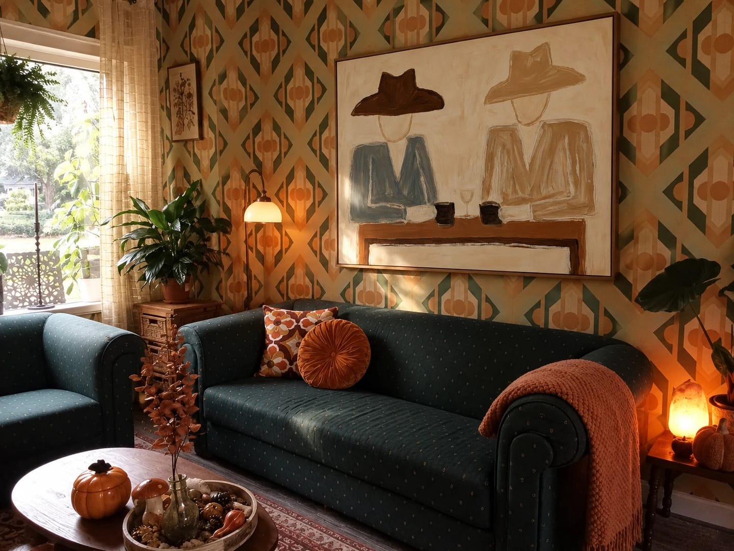 Customer photo review of Vintage Americana Art｜Cowboy Coffee Table Gathering