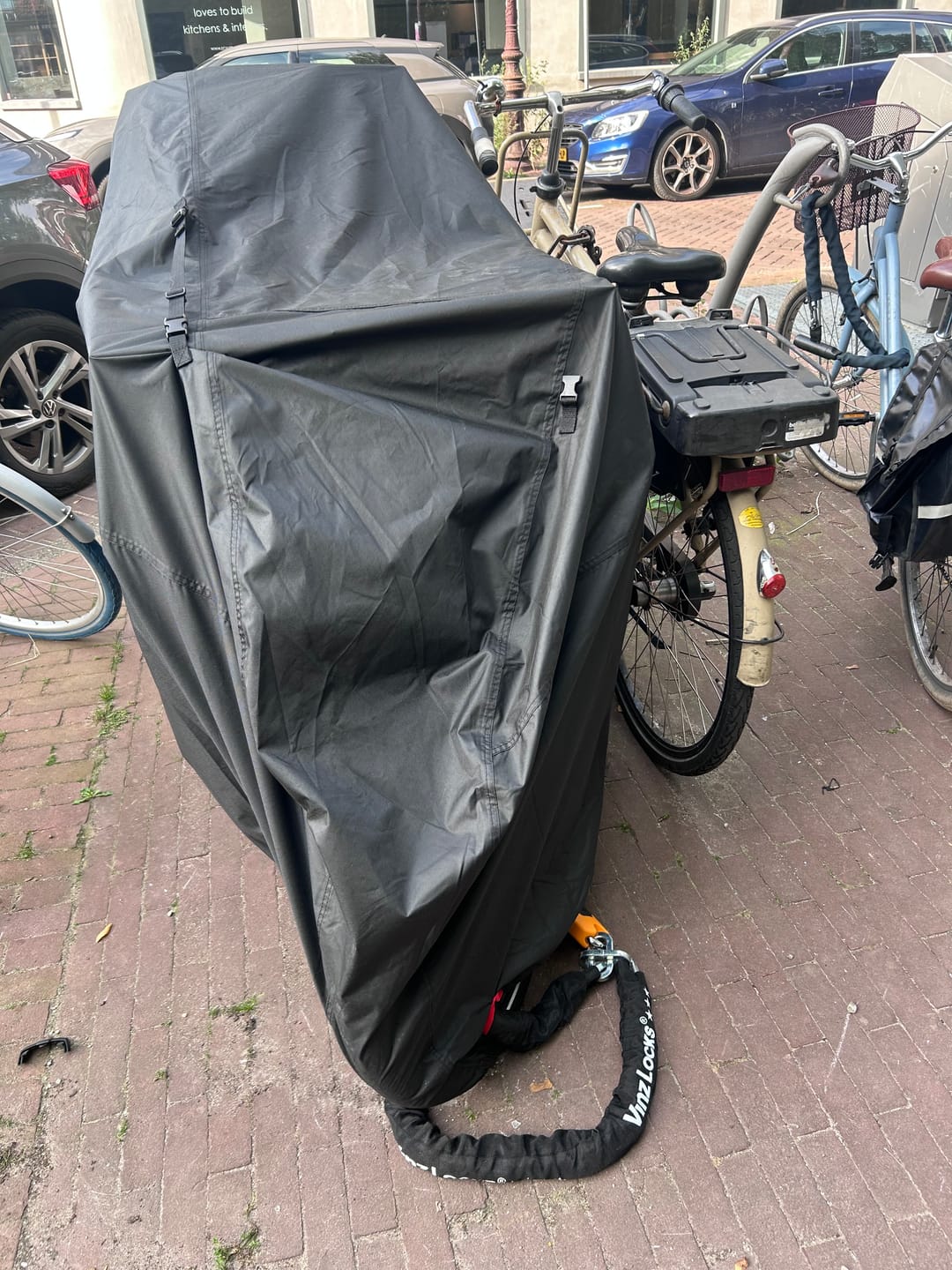 Customer photo review of Universele Bakfietshoes – Voor Urban Arrow, Babboe & meer
