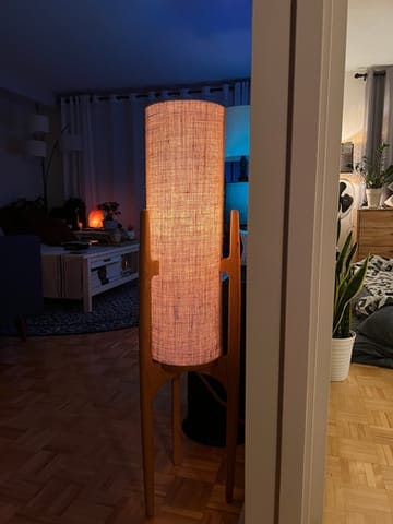 Customer photo review of Rocketlamp | Floor Lamp | Black Walnut