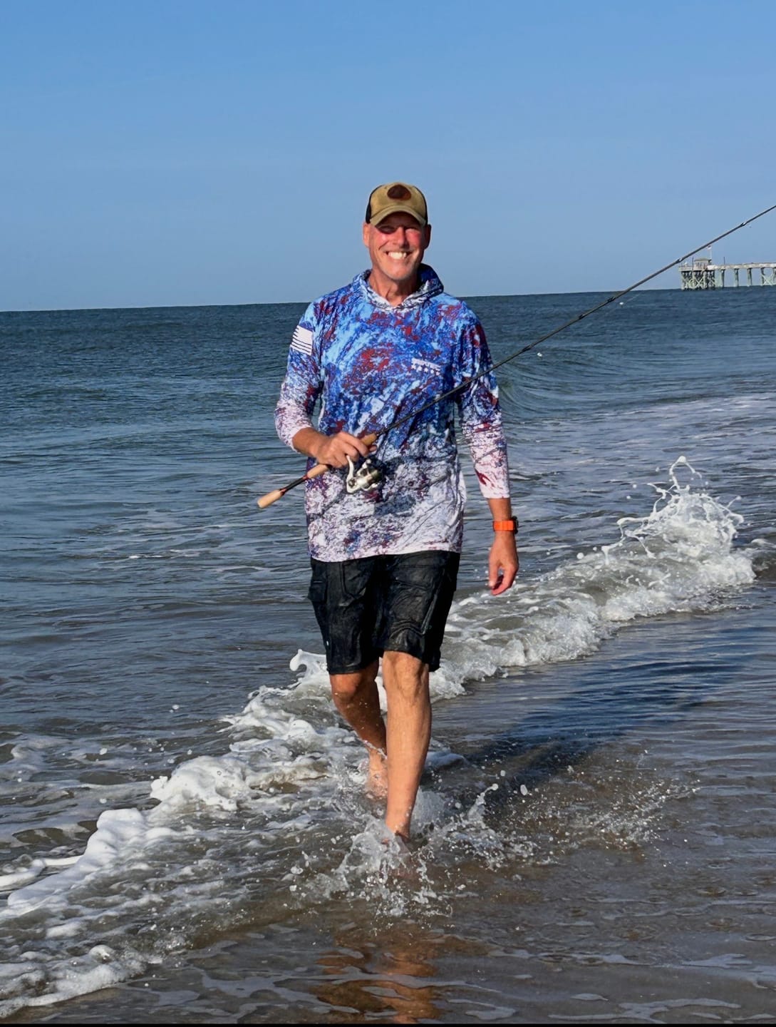Customer photo review of Patriot Sport Tec Hooded Long Sleeve – Men's