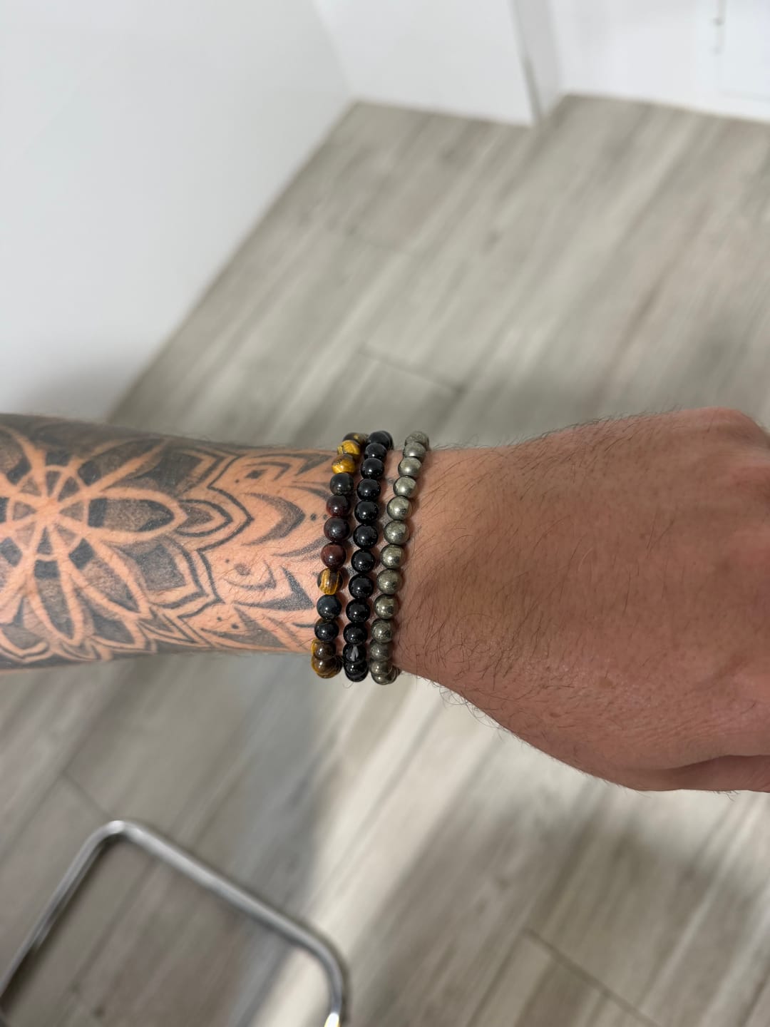 Customer photo review of Pulsera Pirita - 6mm || Abundancia - Abrir caminos