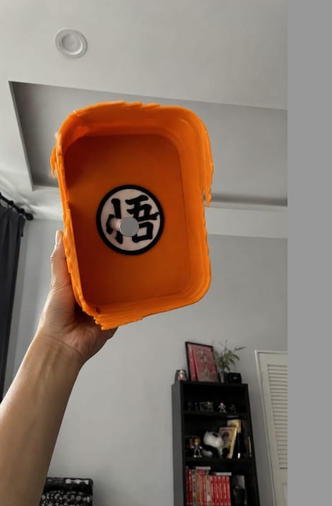 Customer photo review of Goku Shadow Projection Wall Lamp