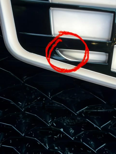 Customer photo review of Escalade Logo Light Up Front Grille LED Illuminated Emblem (2015.5–2026 Cadillac Escalade / ESV)