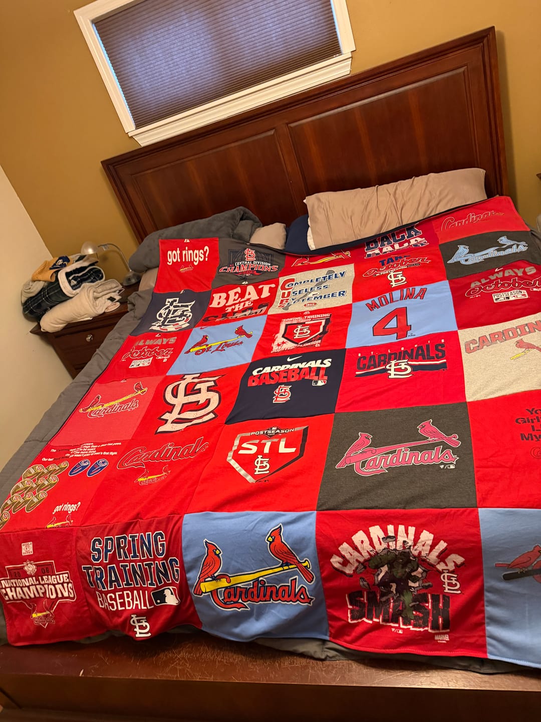 Customer photo review of Project Repat T-Shirt Quilt