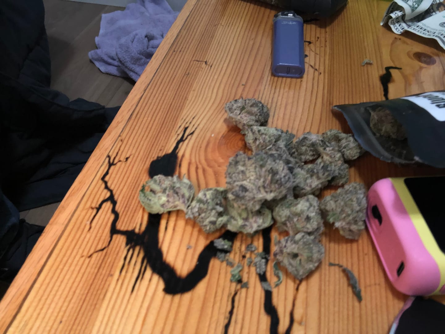 Customer photo review of Blueberry THCA Flower (Exotic)
