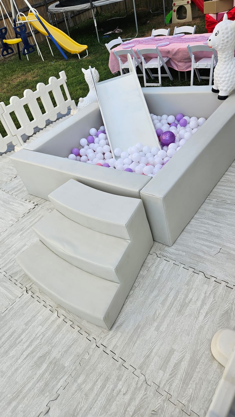 Customer photo review of Balls for Ball Pit Commercial Jumbo 3” Diameter, 14g Each (large)