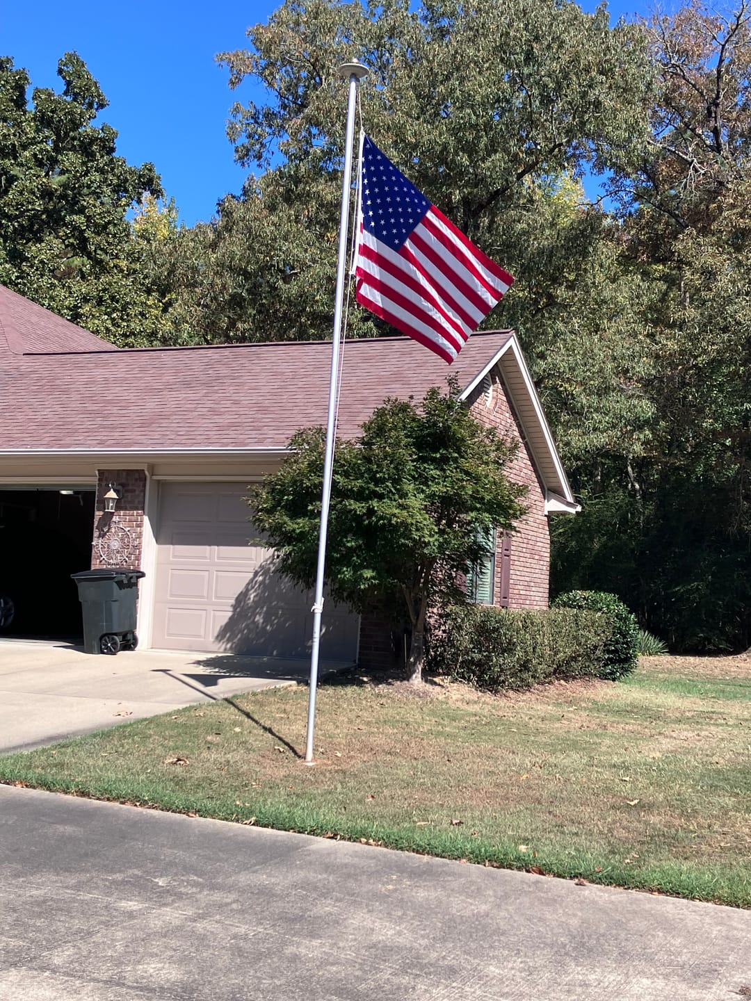 Customer photo review of 4' x 6' American Flag