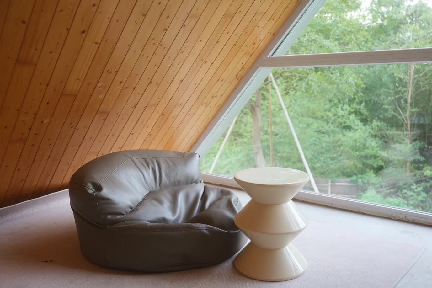 Customer photo review of KKUSO ABS SIDE TABLE - BONGO ALMOND MILK