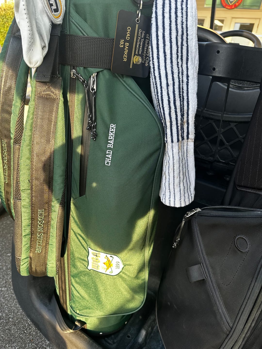 Customer photo review of Hudson Featherlite Golf Bag