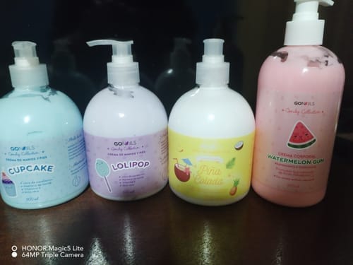 Customer photo review of Crema de Manos y Pies - Piña Colada 500 ml
