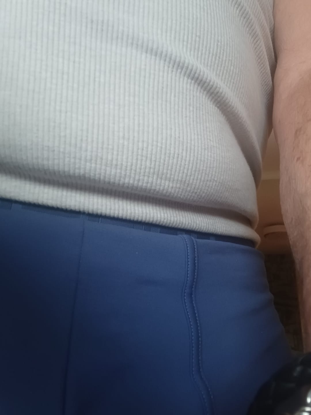 Customer photo review of Basic Padded Boxer Trunk