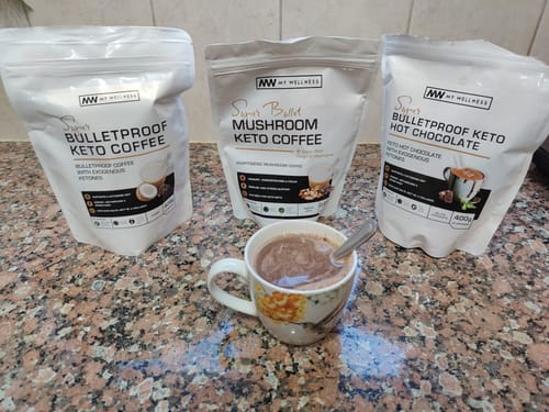 Customer photo review of My Wellness Super Bulletproof Keto Coffee