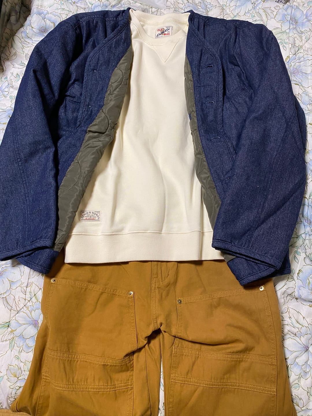 Customer photo review of アメカジヘビーウェイト海軍クルーネックスウェット