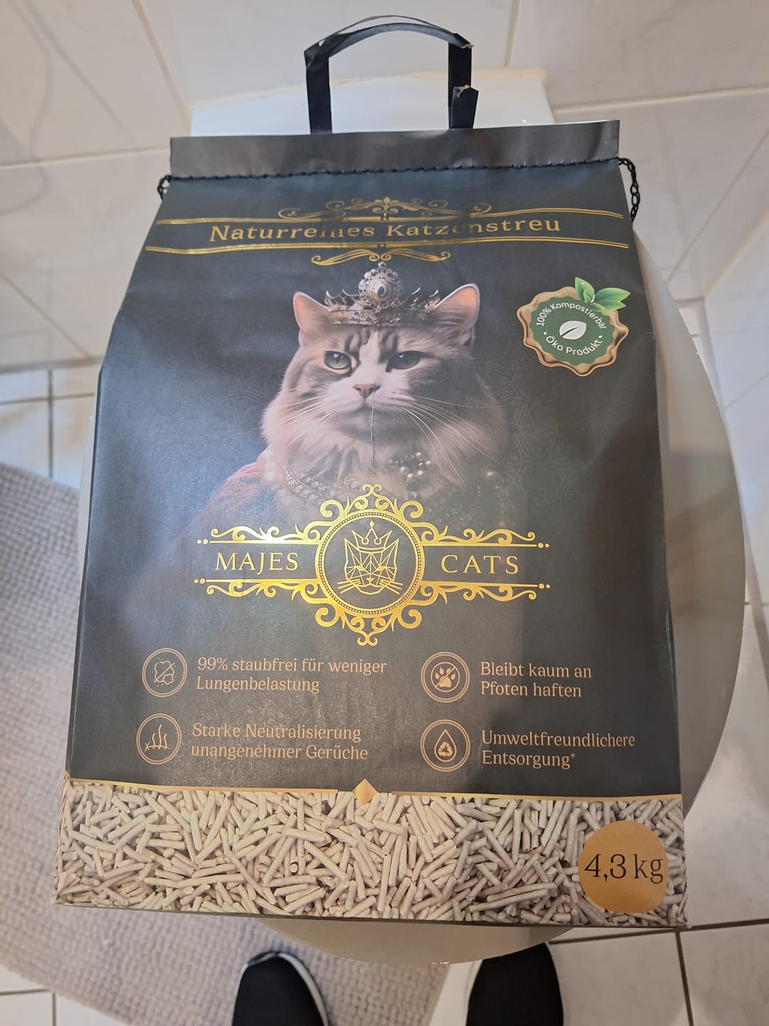 Customer photo review of Katzenstreu 2+1 Aktion