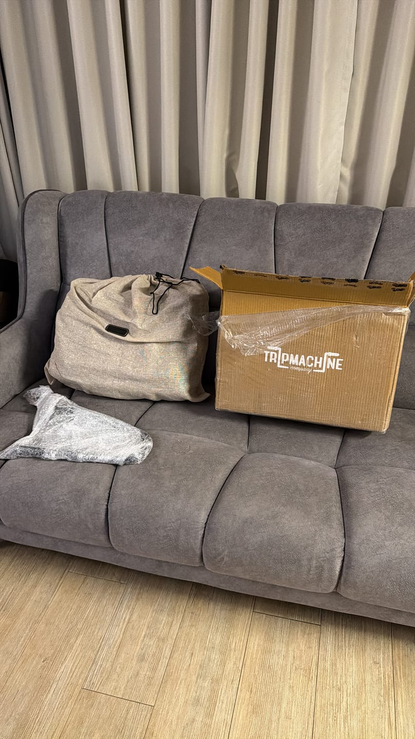 Customer photo review of expedition saddlebag