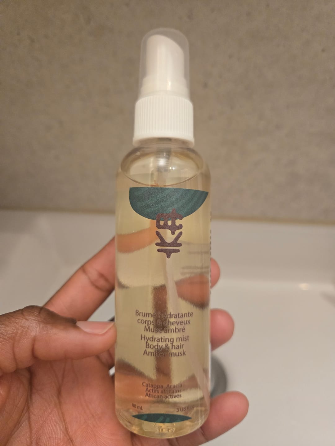 Customer photo review of Brume hydratante