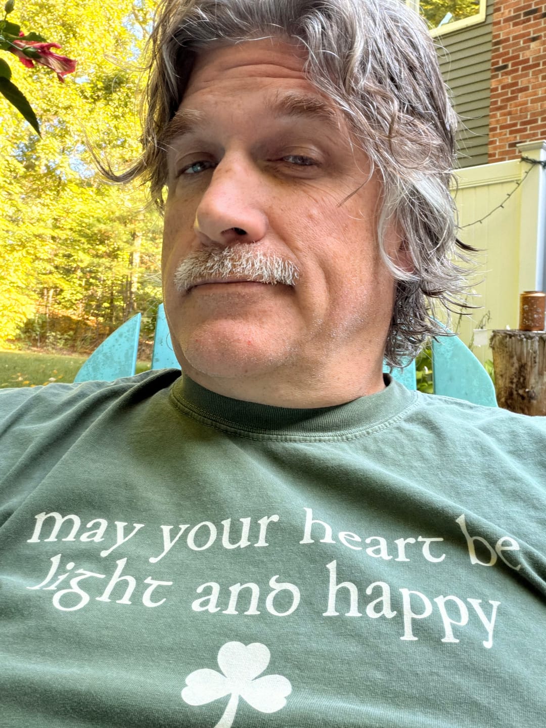Customer photo review of May Your Heart Be Light T-Shirt