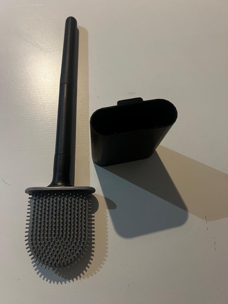 Customer photo review of Clean Silicone Toilet Brush