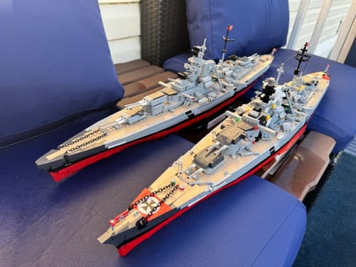 Customer photo review of COBI Battleship Bismarck: Set #4860