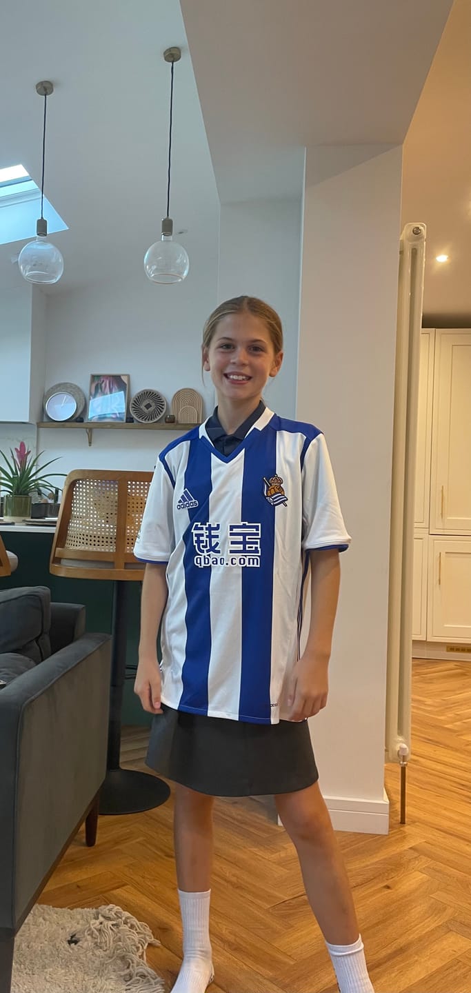 Customer photo review of Kid's Football Shirt Mystery Box