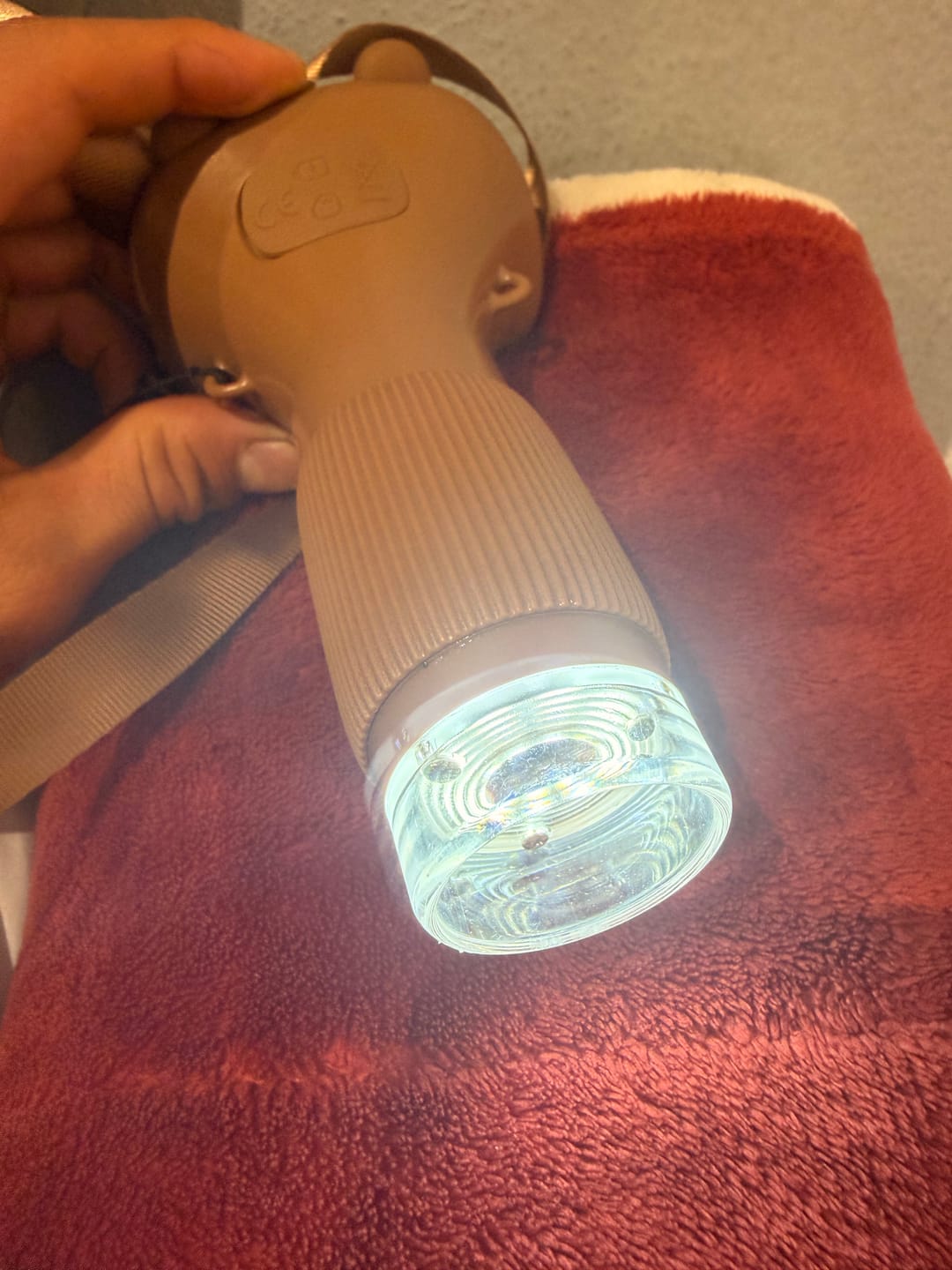 Customer photo review of Microscopio de bolsillo para niños aumento 1000X