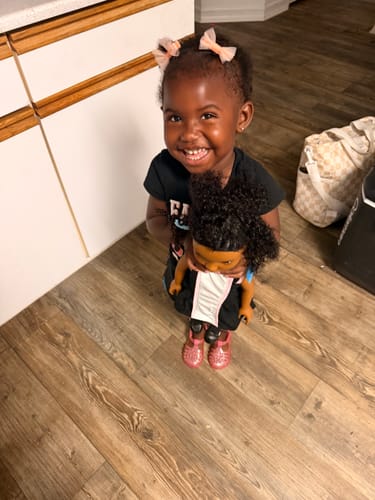 Customer photo review of Healthy Roots Doll: Zoe