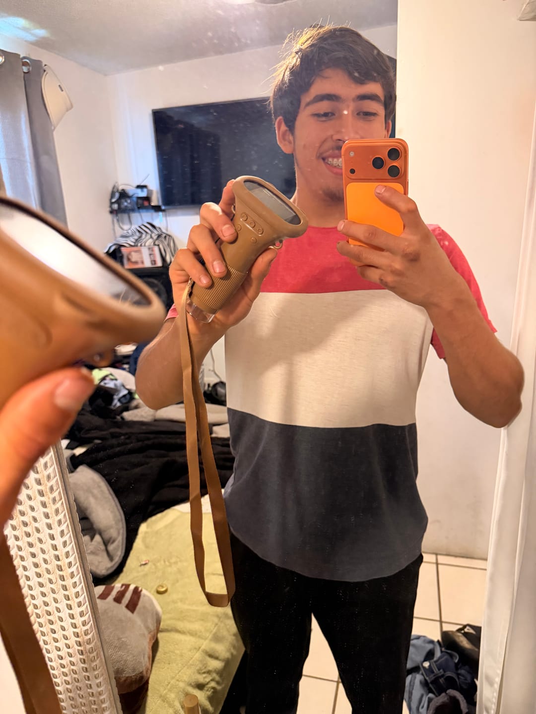Customer photo review of Microscopio de bolsillo para niños aumento 1000X