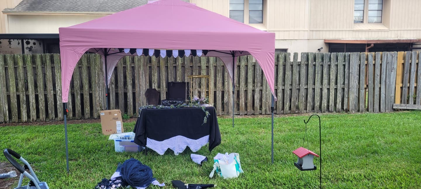 Customer photo review of ABCCANOPY Instant Pop‑Up Canopy Tent for Camping & Beach - 8x8, 10x10