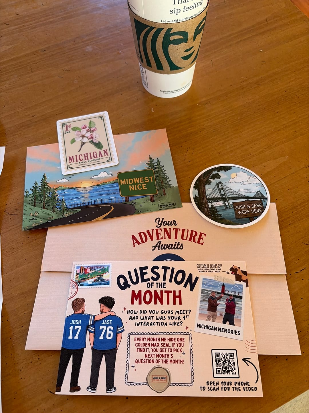 Customer photo review of Josh & Jase Mail Club