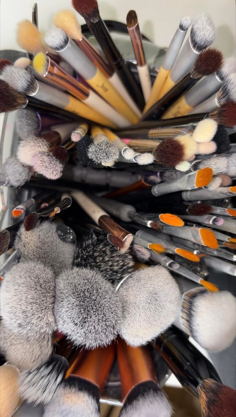 Customer photo review of Sustainable and Eco-friendly Brush Set Low Waste 12Pcs T327
