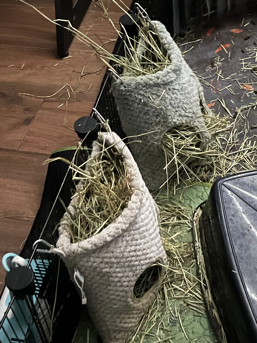 Customer photo review of Hay Bag | Velvet Gray