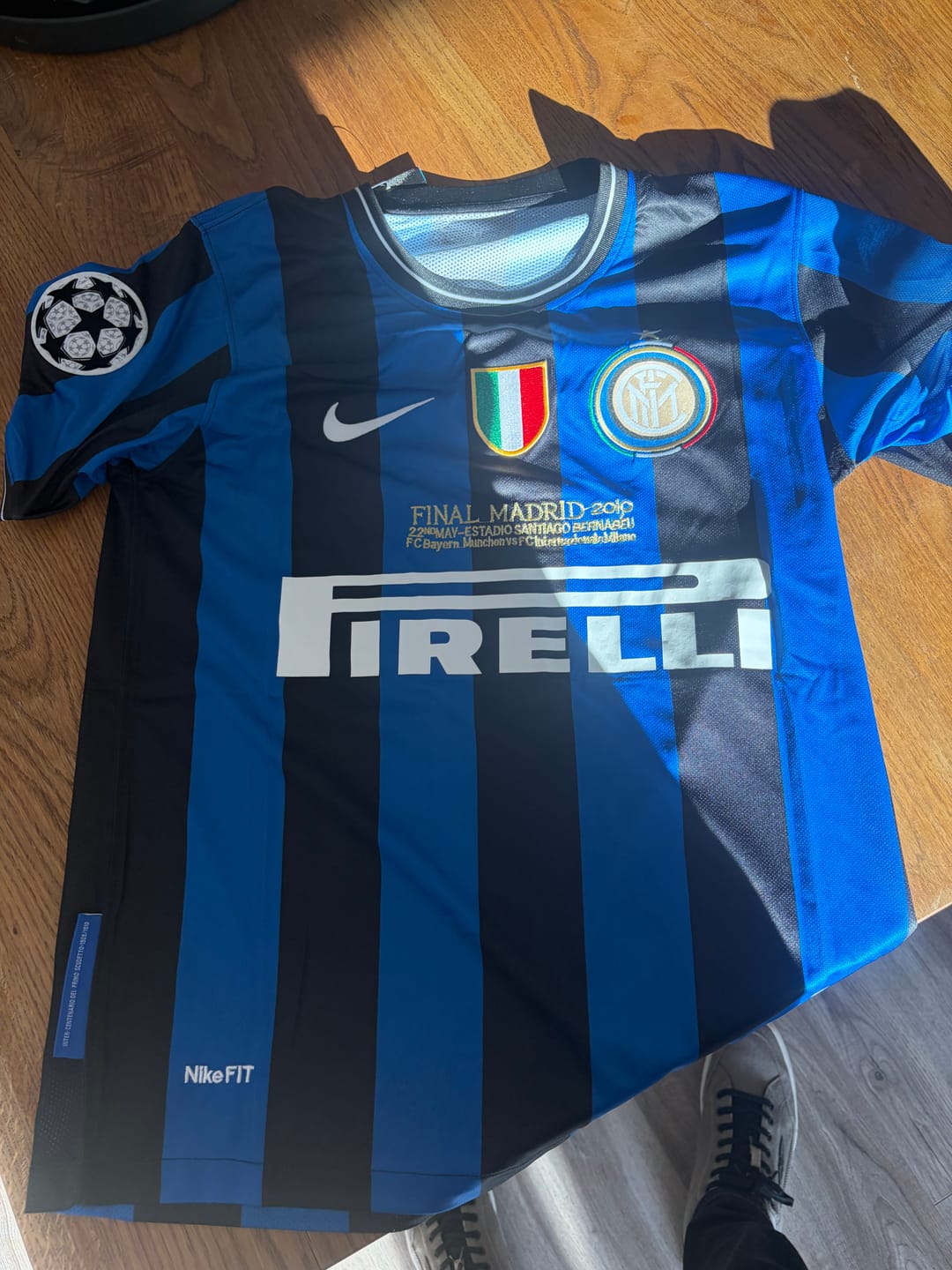 Customer photo review of Inter Home Jersey 2009/2010 UCL Final
