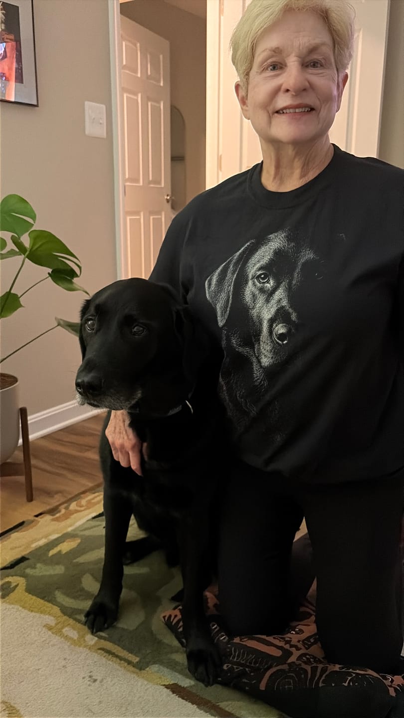 Customer photo review of Labrador Portrait Premium Tee