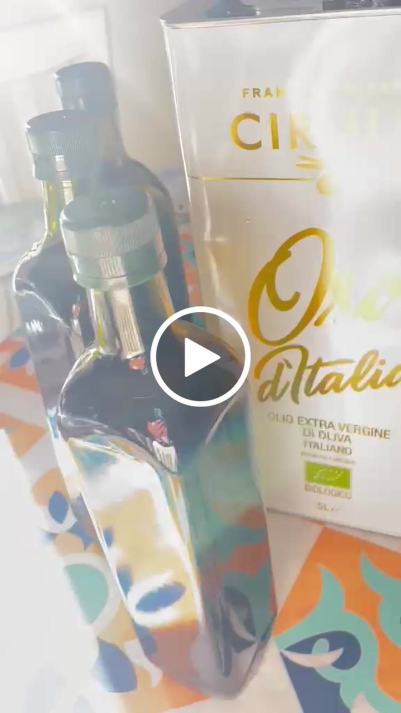 Customer video review of 1 lattina di olio extravergine Biologico • 5 Litri