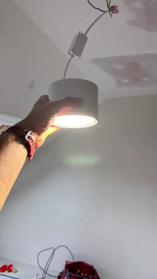 Customer photo review of Luminária de Teto Plafon LED de Sobrepor Moderno