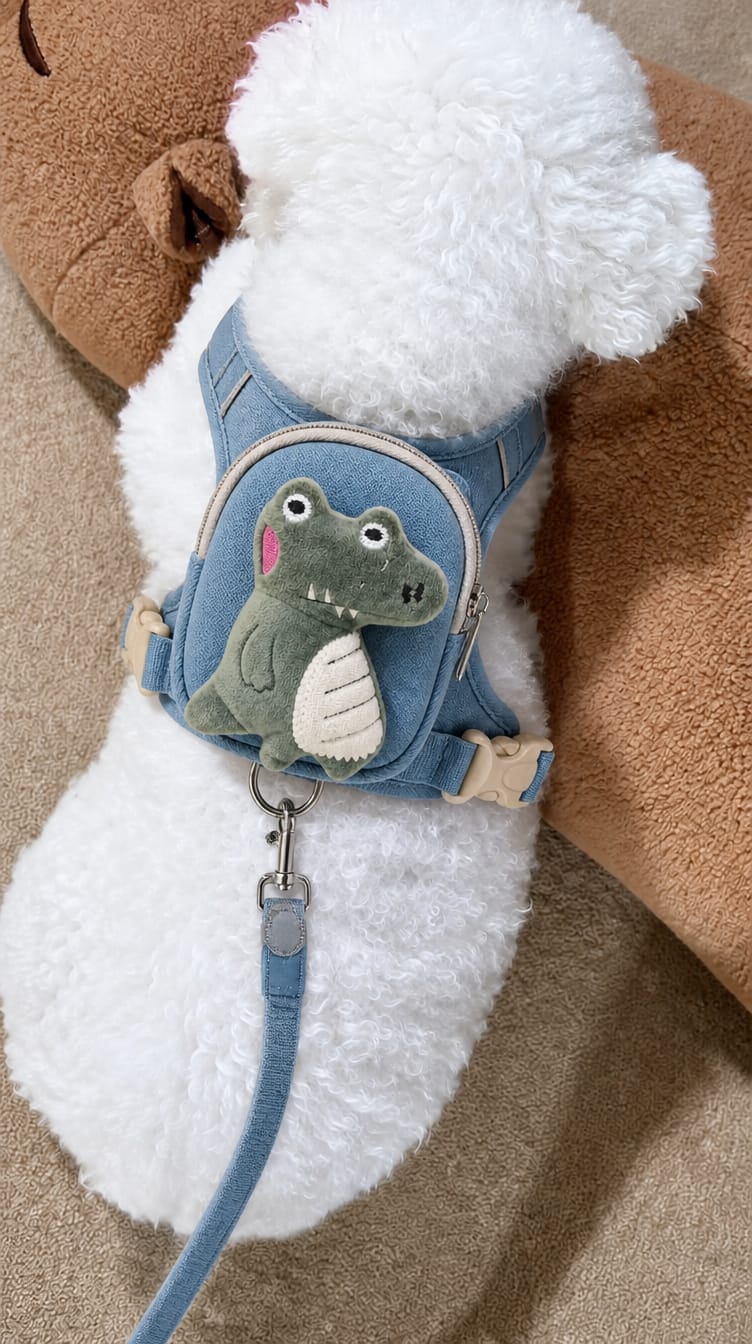 Customer photo review of WUFFLE™ Pet Backpack Harness V2
