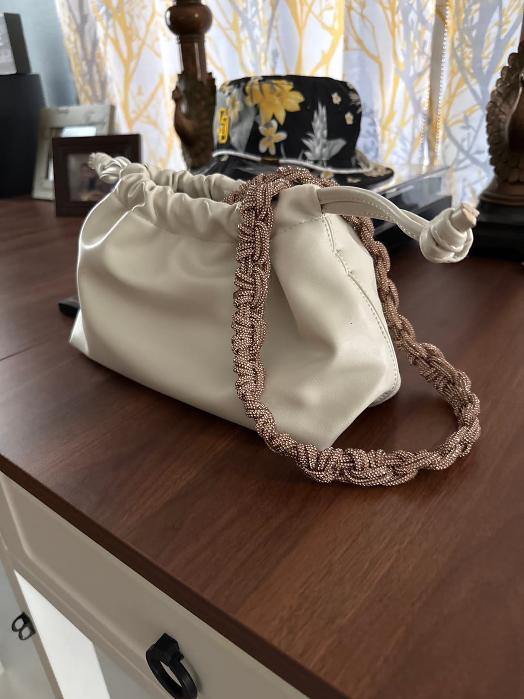 Customer photo review of PETITE CROWN STRAP - Rose Gold