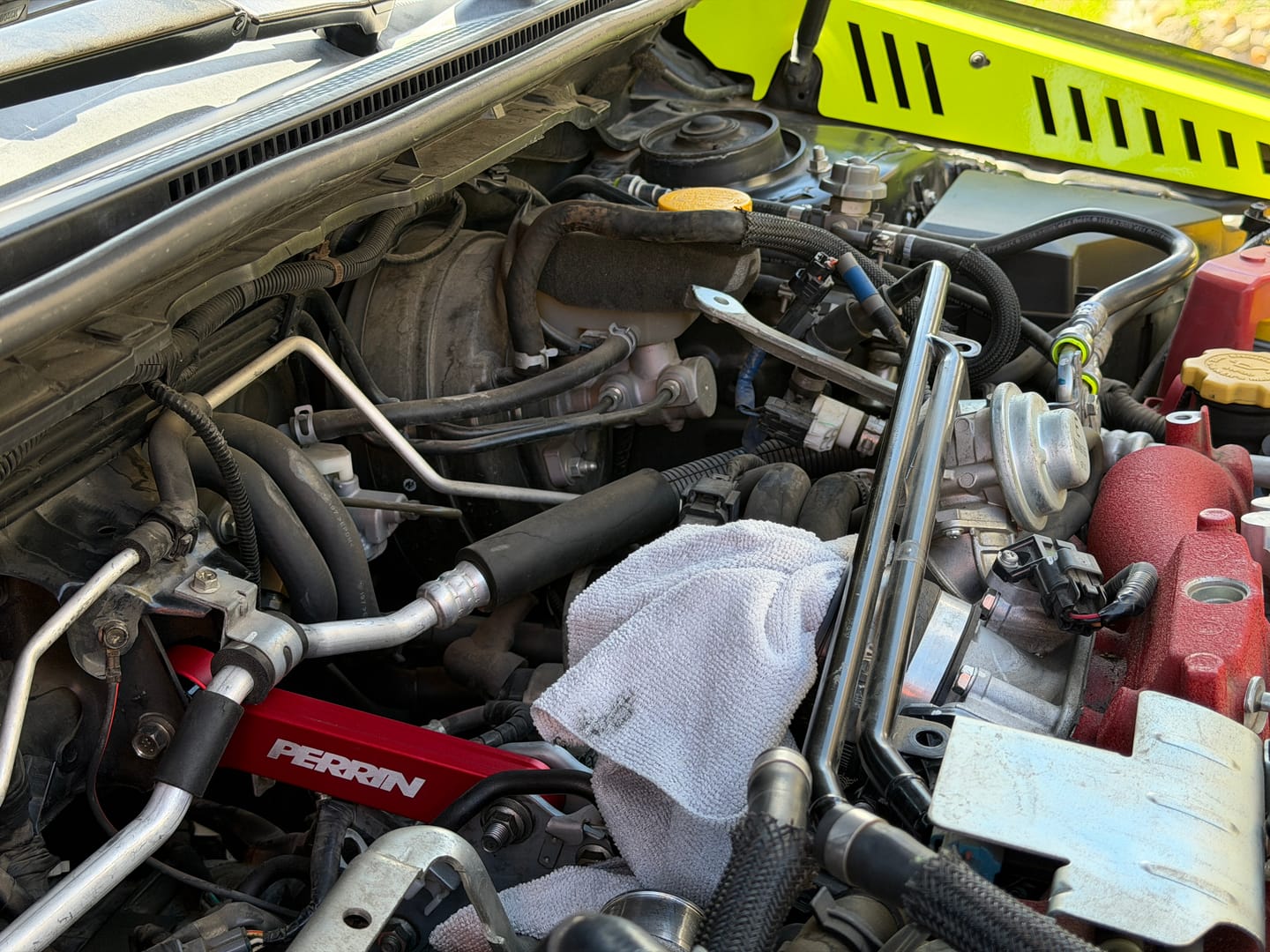 Customer photo review of Pitch Stop Mount for WRX, STI, Impreza, Legacy, Outback & Crosstrek