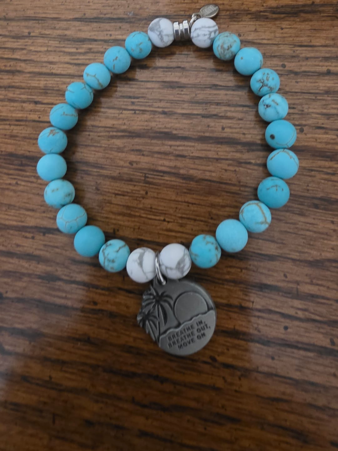 Customer photo review of BEADED – “BREATHE IN, BREATHE OUT, MOVE ON”